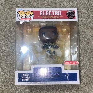 Funko Pop Deluxe Electro with Black and Yellow Suit